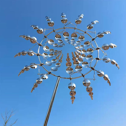 Éolienne Kinetic Métal Anti-Rouille Jardin
