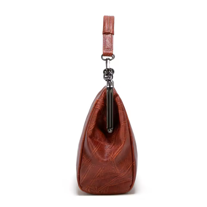 Améliane Sac à Main Vintage en Cuir | Sac Bandoulière Rétro et Intemporel