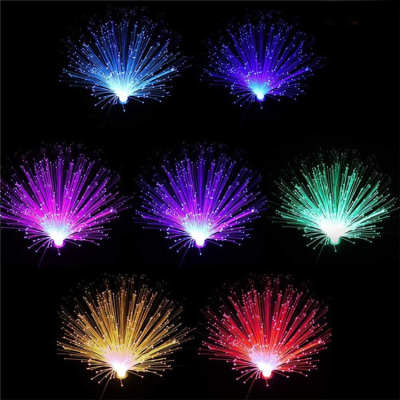Lampe à Fibres Optiques Changeant de Couleur | Lueur RGB 7 Couleurs