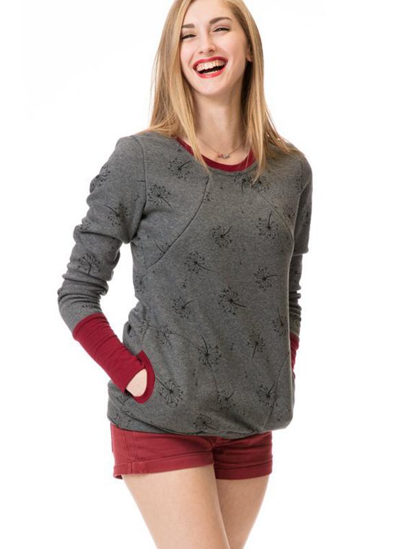 Sweat Allaitement Zippé Maternité Confort