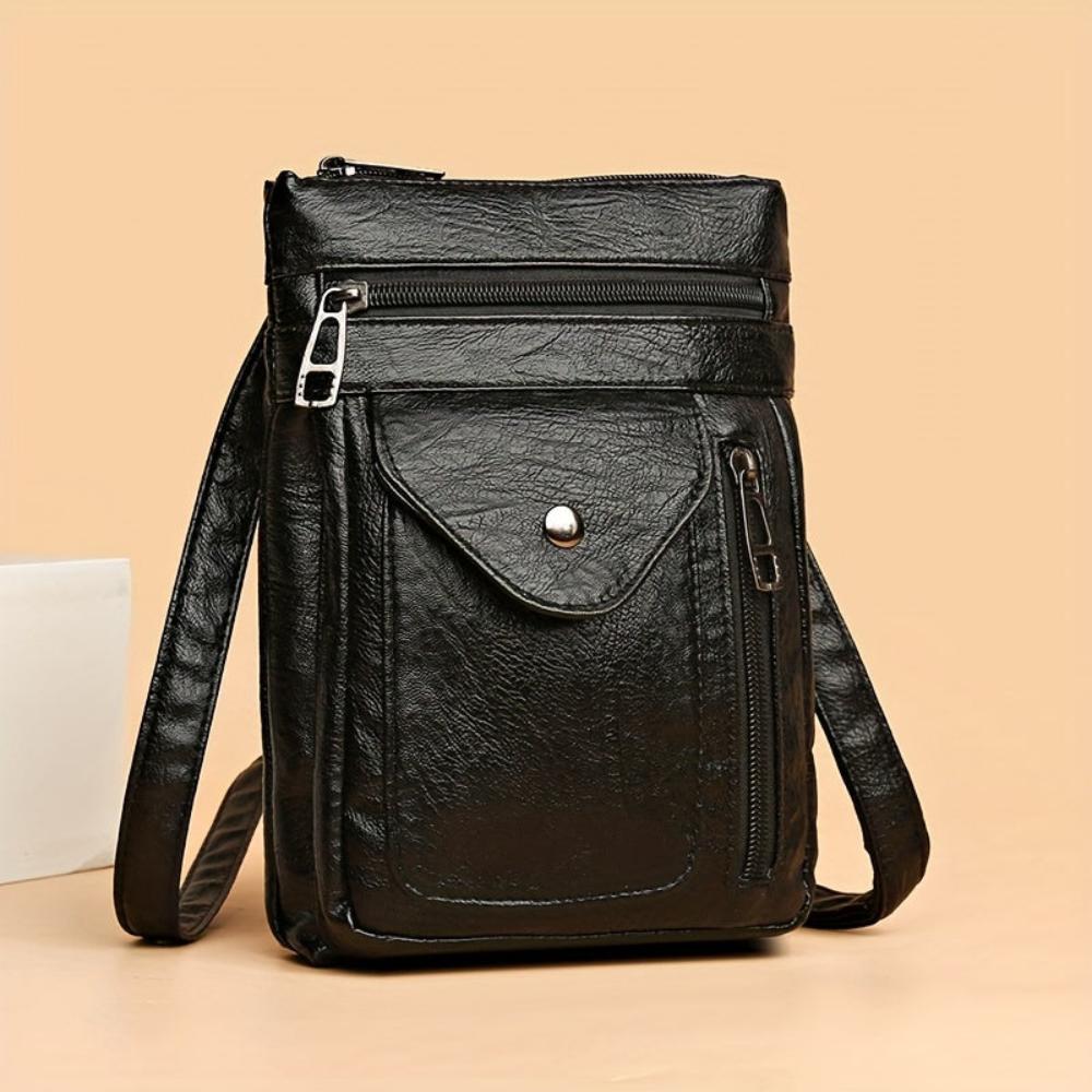 Amélie Bandoulière en Cuir | Sac Bandoulière Compact pour Femme