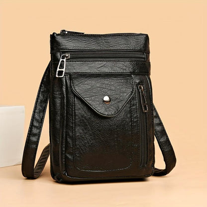 Amélie Bandoulière en Cuir | Sac Bandoulière Compact pour Femme