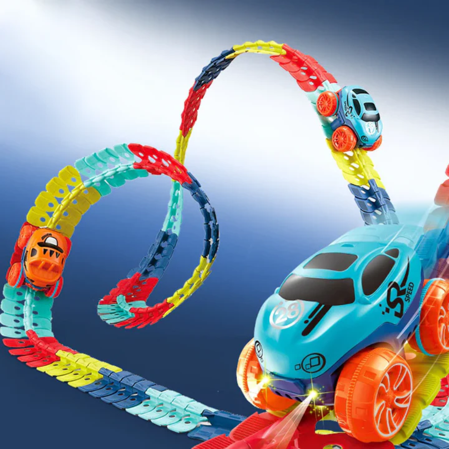 Bend-N-Race Circuit Automobile | Circuit Flexible pour Enfant