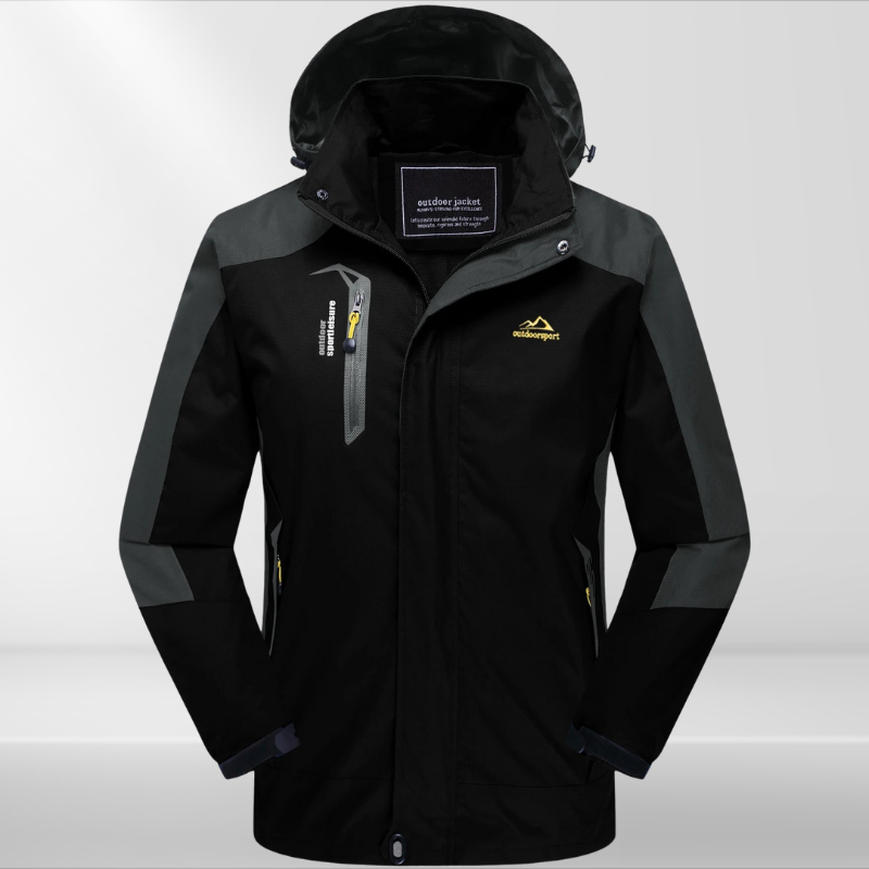Veste de Randonnée Imperméable – Capuche Réglable – Poches Zippées