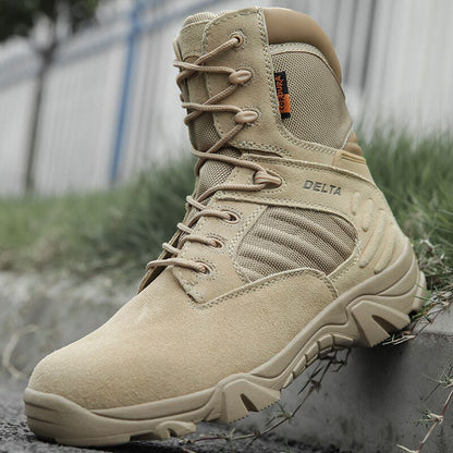 Bottes Tactiques – Semelle Antidérapante – Tige Montante