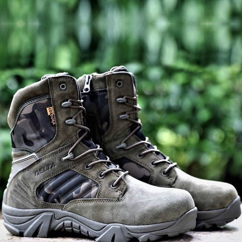 Bottes Tactiques – Semelle Antidérapante – Tige Montante
