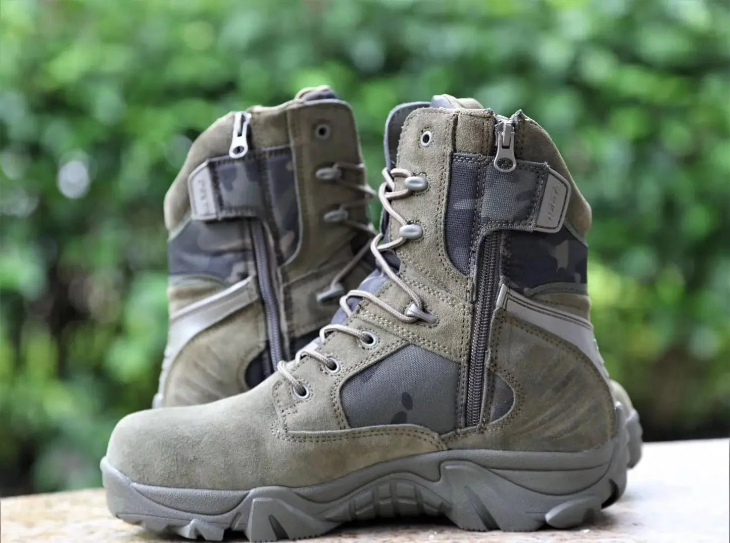 Bottes Tactiques – Semelle Antidérapante – Tige Montante