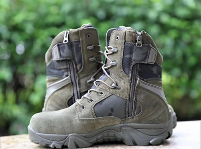 Bottes Tactiques – Semelle Antidérapante – Tige Montante