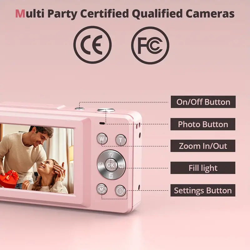 Appareil Photo Vintage 44MP 1080p