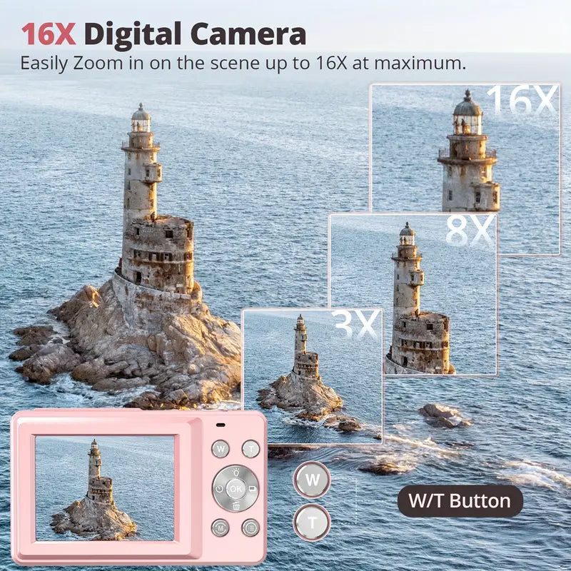 Appareil Photo Vintage 44MP 1080p