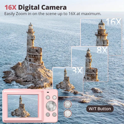 Appareil Photo Vintage 44MP 1080p