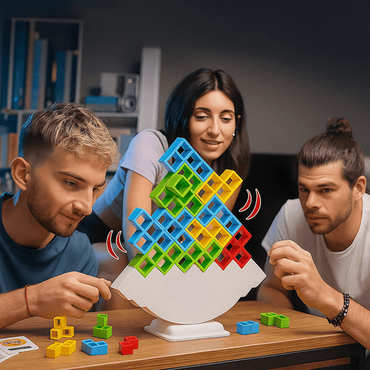 Jeu Équilibre Enfant – Blocs Empilables – Éducatif