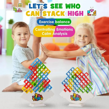 Jeu Équilibre Enfant – Blocs Empilables – Éducatif