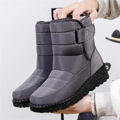 Bottes Neige Femme Hiver – Fermeture Scratch – Semelle Antidérapante