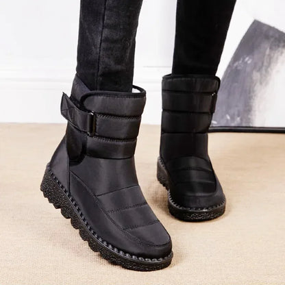Bottes Neige Femme Hiver – Fermeture Scratch – Semelle Antidérapante
