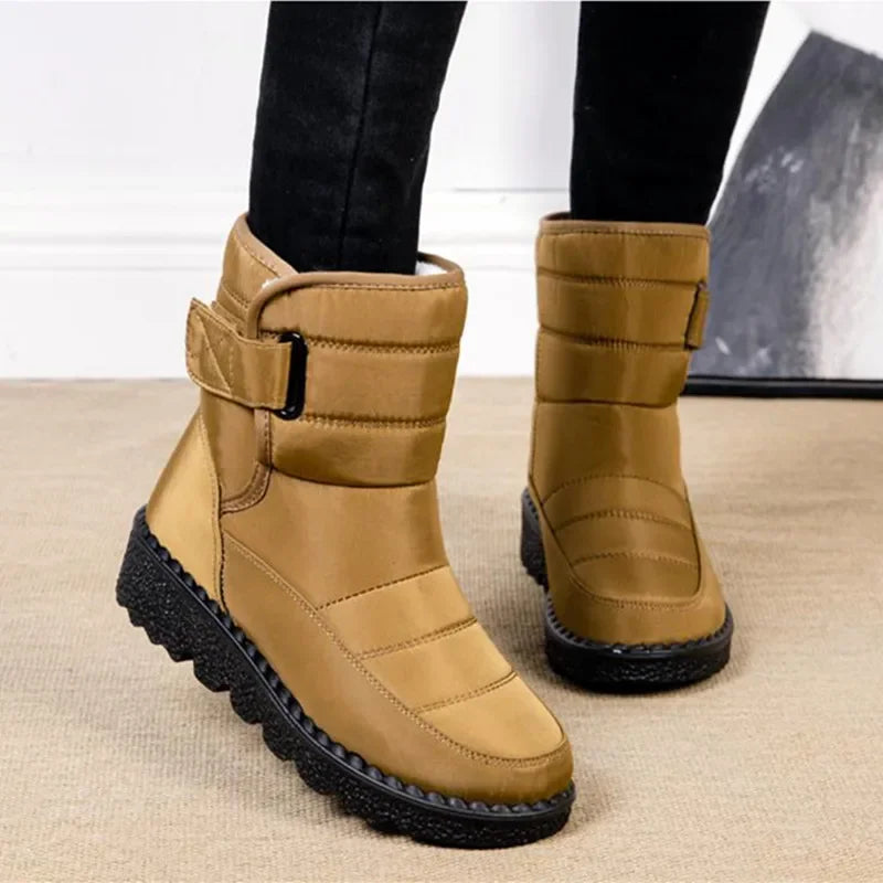 Bottes Neige Femme Hiver – Fermeture Scratch – Semelle Antidérapante