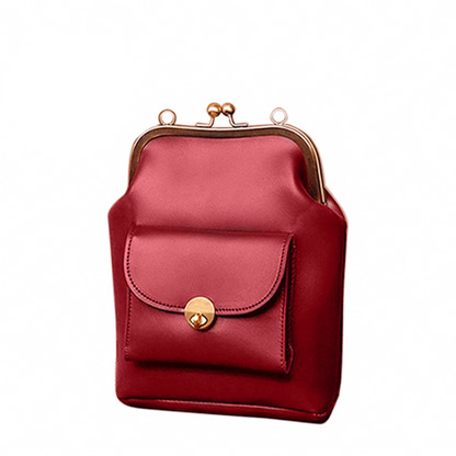 Hélène Sac à Main en Cuir pour Femme | Sac Bandoulière Rétro Classique
