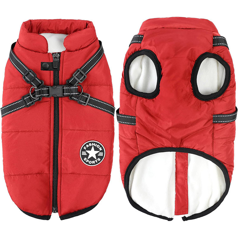 Veste Chien Imperméable Harnais Intégré