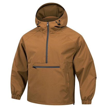 Veste Softshell Homme Capuche Coupe-Vent