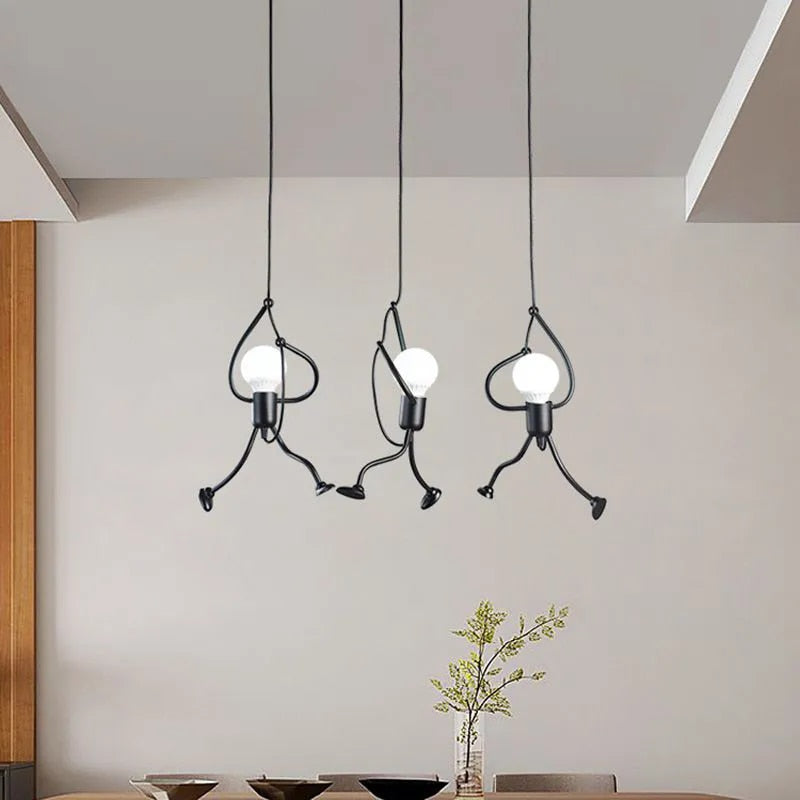 Suspension Luminaire – Forme Personnage – Intérieur