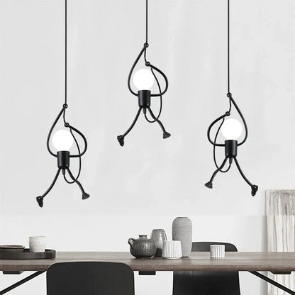 Suspension Luminaire – Forme Personnage – Intérieur