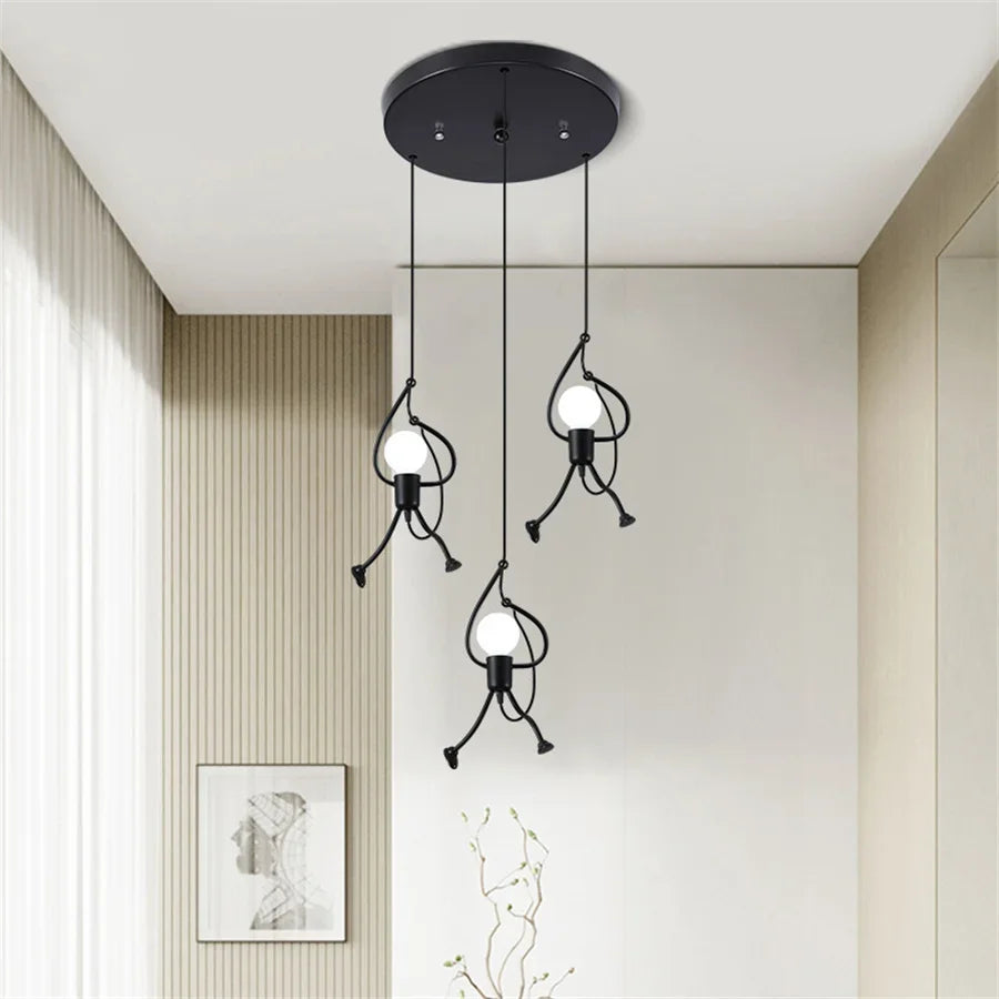 Suspension Luminaire – Forme Personnage – Intérieur