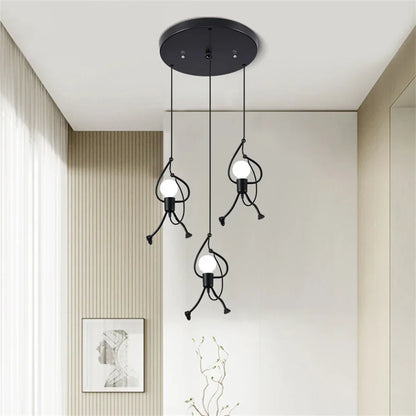 Suspension Luminaire – Forme Personnage – Intérieur