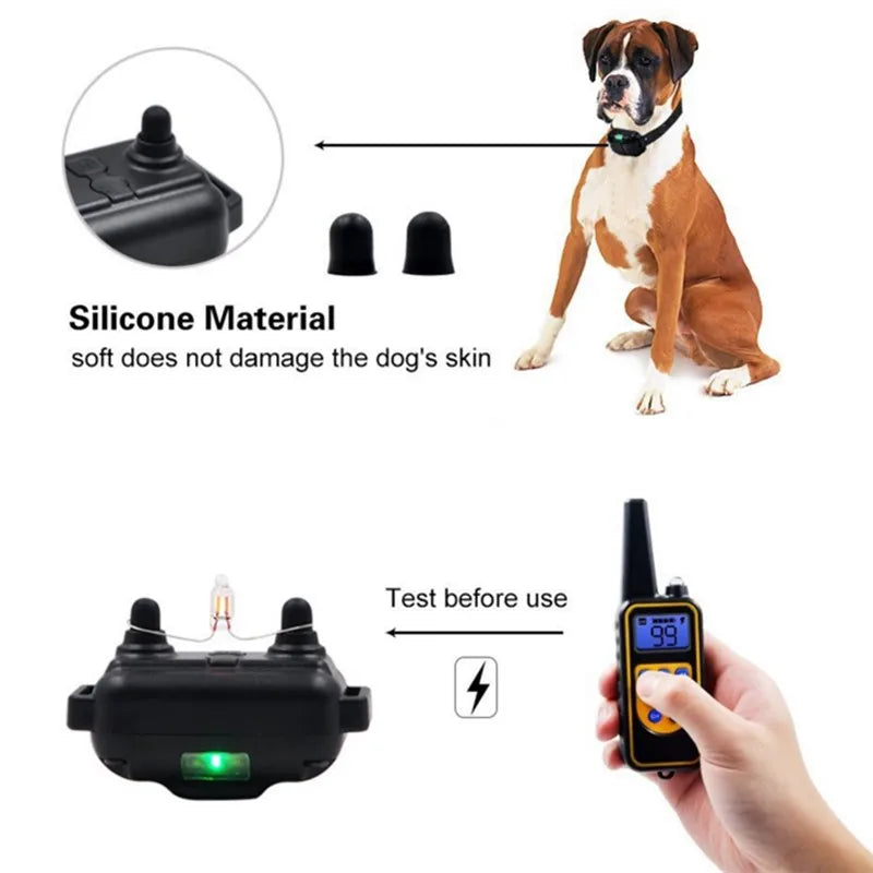 Collier Dressage Chien 1000m Étanche