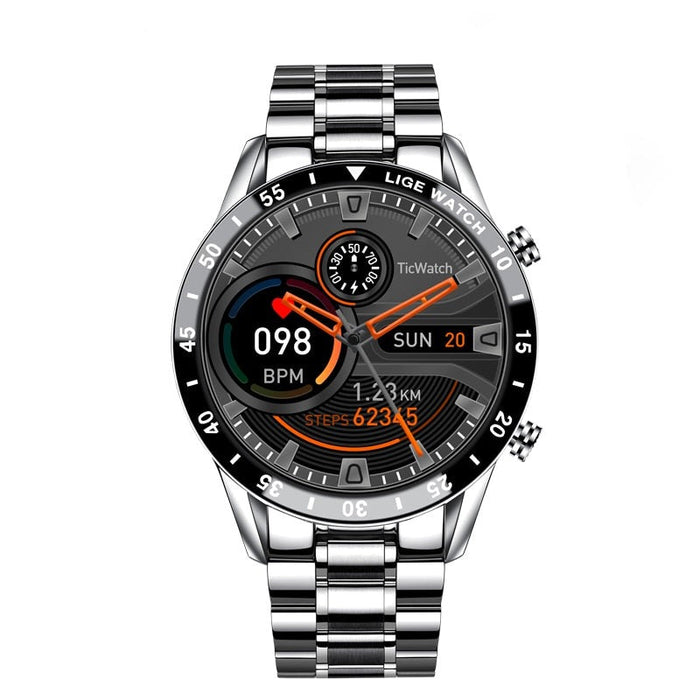 Montre Connectée – Appels Bluetooth – Bracelet Acier