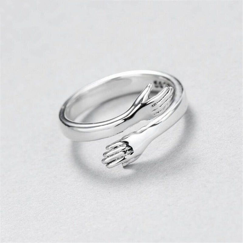 Bague Câlin Ajustable Argentée