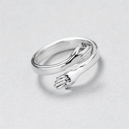 Bague Câlin Ajustable Argentée