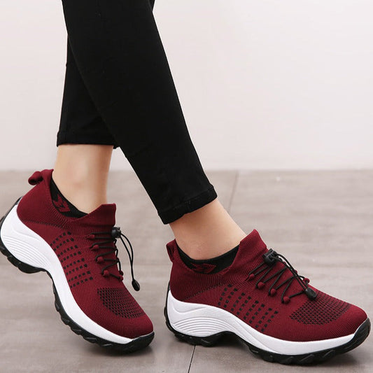 Baskets Confortables en Maille | Chaussures de Marche sans Douleur