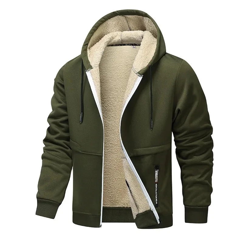 Veste Polaire Homme Zippée Capuche