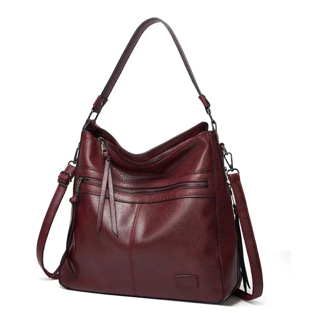 Amélise Sac à Main en Cuir Classique pour Femme | Sac Bandoulière Élégant du Quotidien