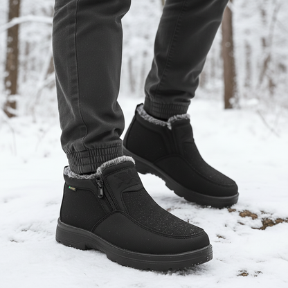 Bottines Fourrées – Zip Latéral – Hiver Homme