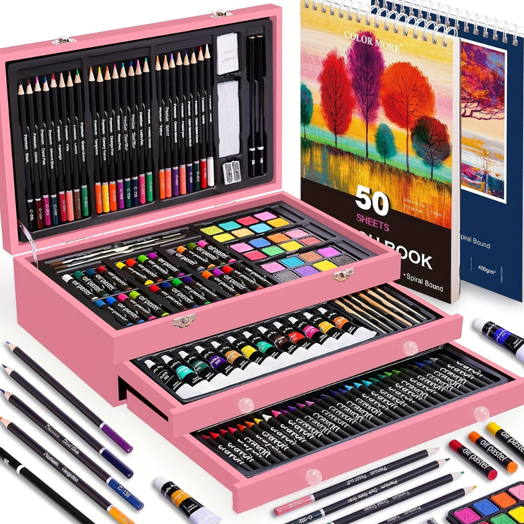 Coffret Artiste Bois 175 Pièces
