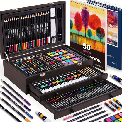 Coffret Artiste Bois 175 Pièces
