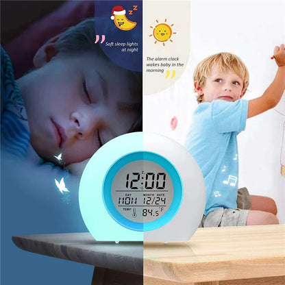 Réveil Lumineux Enfant – Veilleuse LED – Chambre