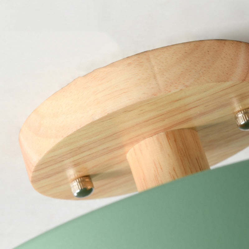 Plafonnier LED – Effet Bois – Diffuseur Opalin