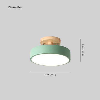 Plafonnier LED – Effet Bois – Diffuseur Opalin