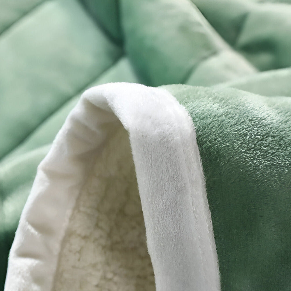 CloudHaven  Couverture Sherpa | Chaleur Ultra-Douce pour Lit et Canapé