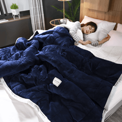 CloudHaven  Couverture Sherpa | Chaleur Ultra-Douce pour Lit et Canapé