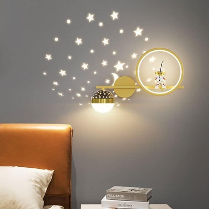 Applique Murale Enfant – Astronaute – Projection Étoiles