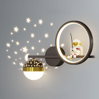Applique Murale Enfant – Astronaute – Projection Étoiles