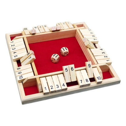 Jeu Shut the Box – Bois – Dés