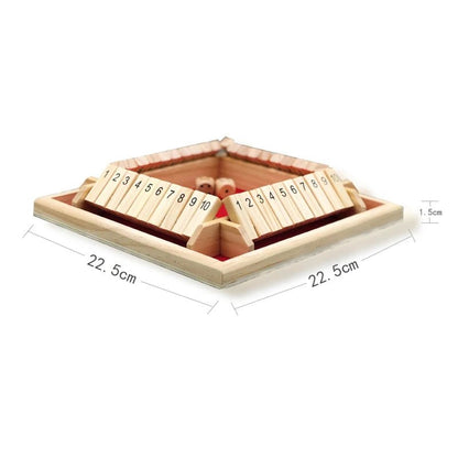 Jeu Shut the Box – Bois – Dés