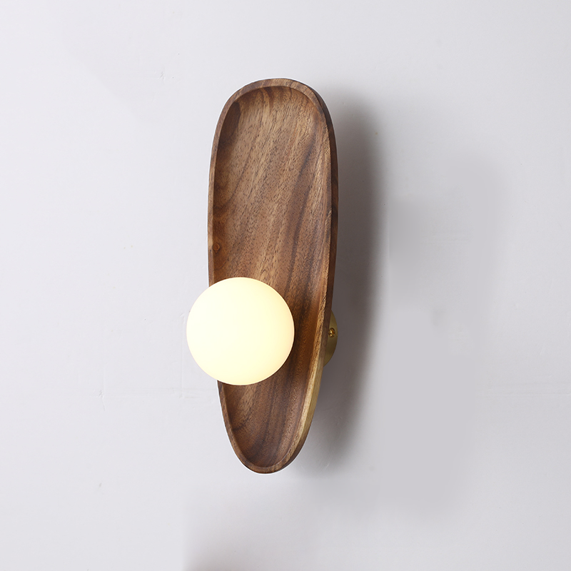 Applique Murale – Bois – Globe
