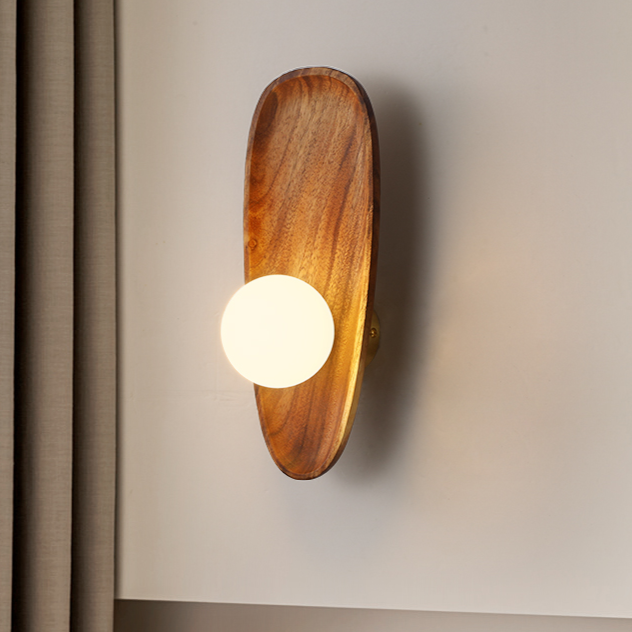 Applique Murale – Bois – Globe