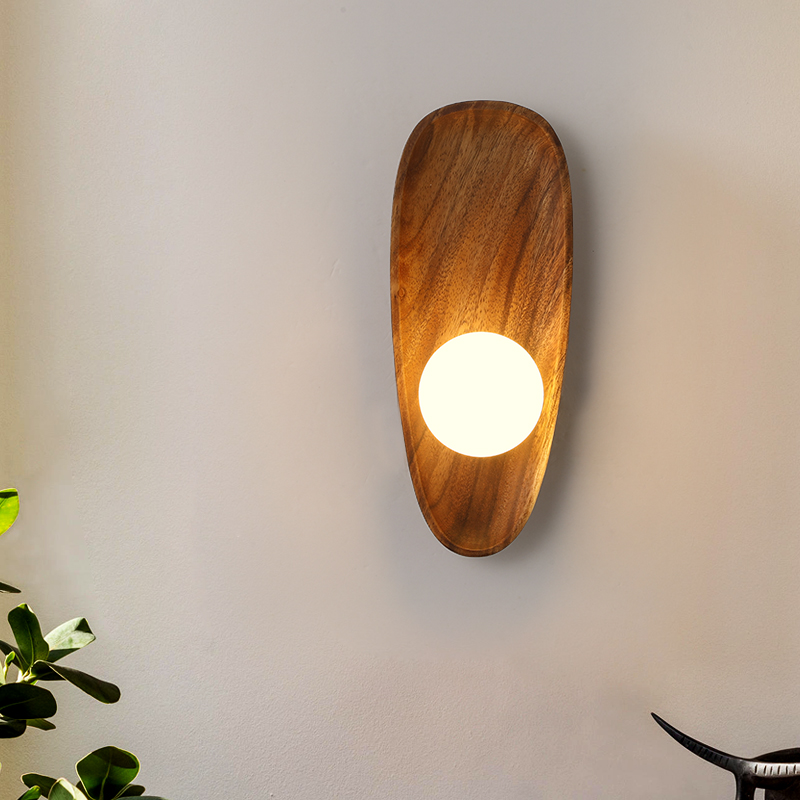 Applique Murale – Bois – Globe