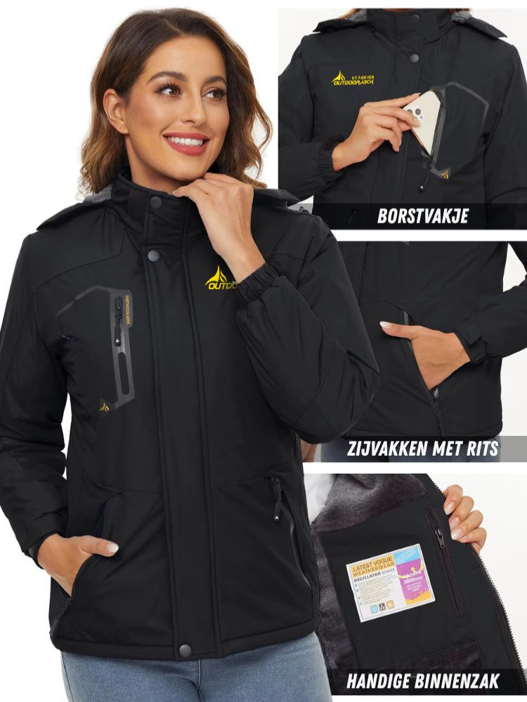 Veste d’Hiver Femme – Coupe-Vent – Imperméable